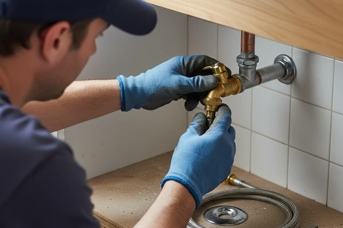 Shutoff valve and fitting work during Repiping in Chloride